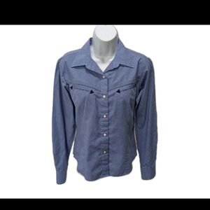 Panhandle Slim Western Shirt S Pearl Snap Long Sleeve Cowgirlcore Horse Riding